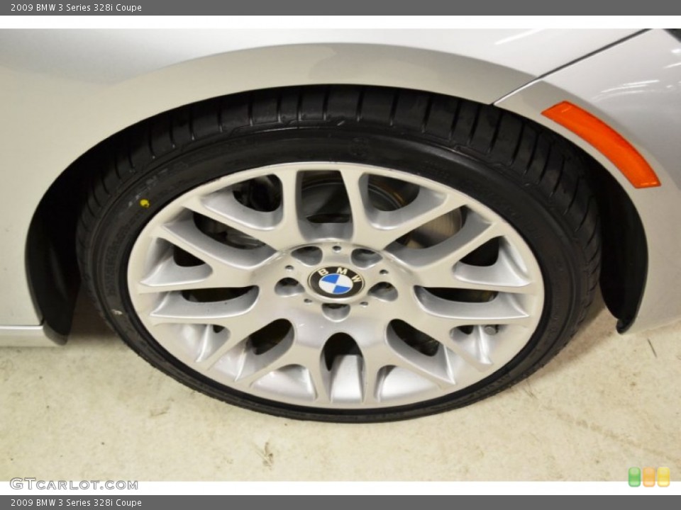 2009 BMW 3 Series 328i Coupe Wheel and Tire Photo #70246387