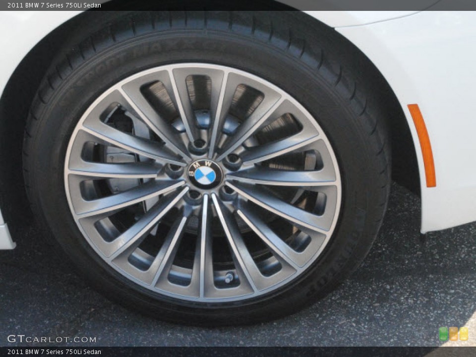 2011 BMW 7 Series 750Li Sedan Wheel and Tire Photo #70248061