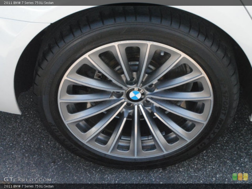 2011 BMW 7 Series 750Li Sedan Wheel and Tire Photo #70248088
