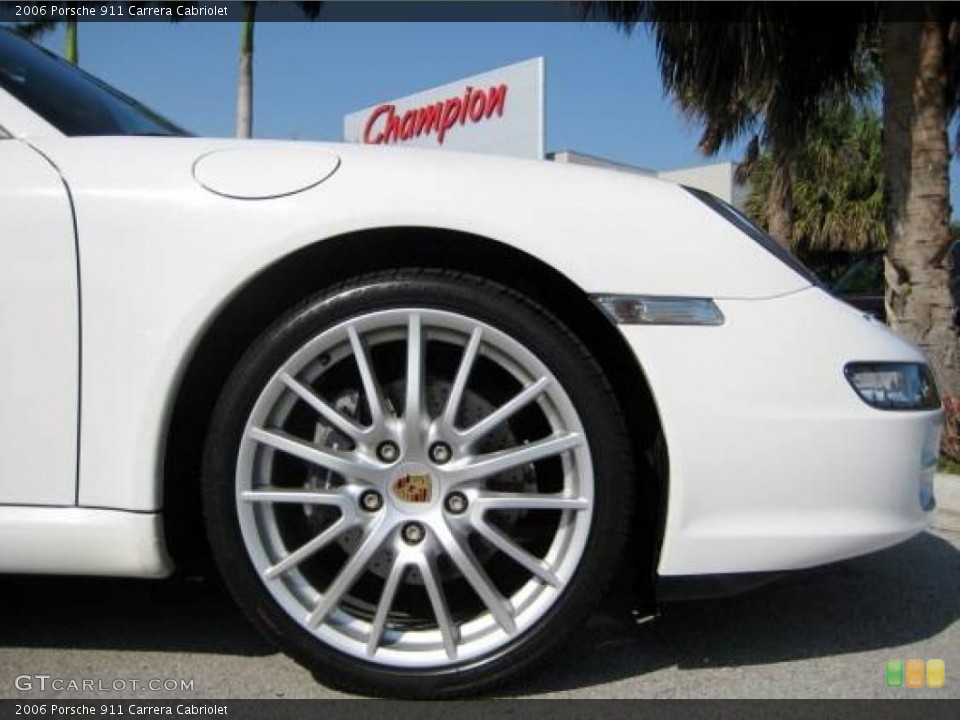 2006 Porsche 911 Carrera Cabriolet Wheel and Tire Photo #7025630