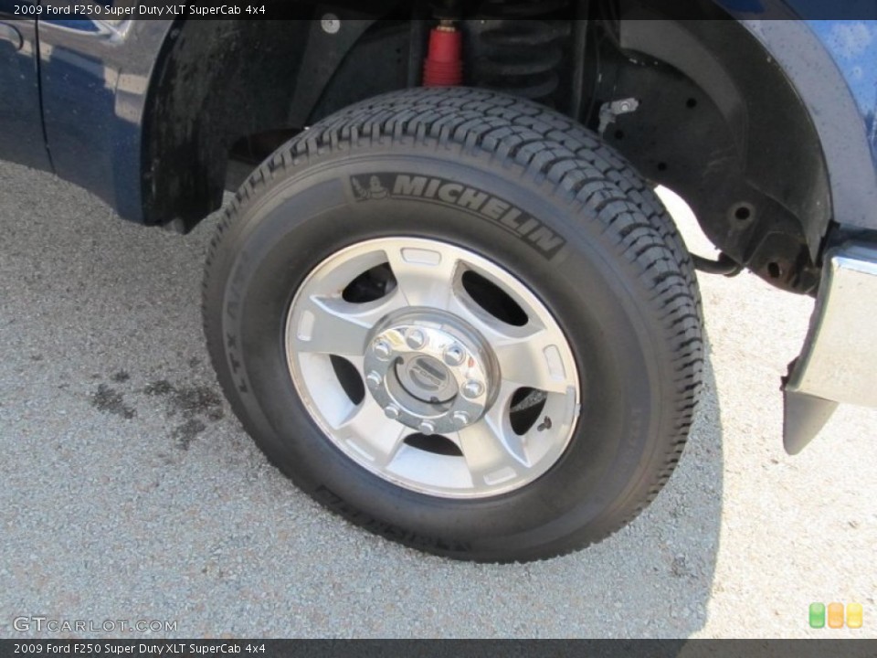 2009 Ford F250 Super Duty XLT SuperCab 4x4 Wheel and Tire Photo #70260976