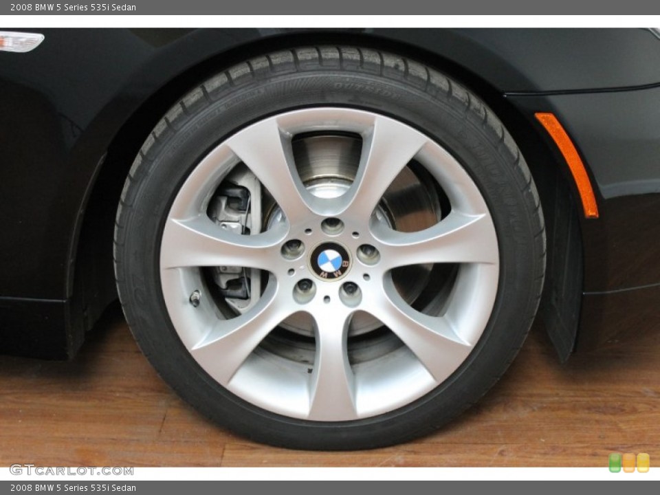 2008 BMW 5 Series 535i Sedan Wheel and Tire Photo #70271482