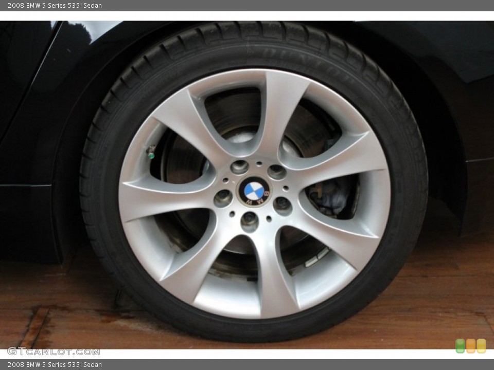 2008 BMW 5 Series 535i Sedan Wheel and Tire Photo #70271500