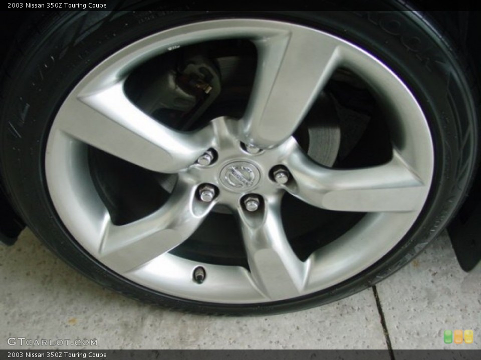 2003 Nissan 350Z Touring Coupe Wheel and Tire Photo #70279001