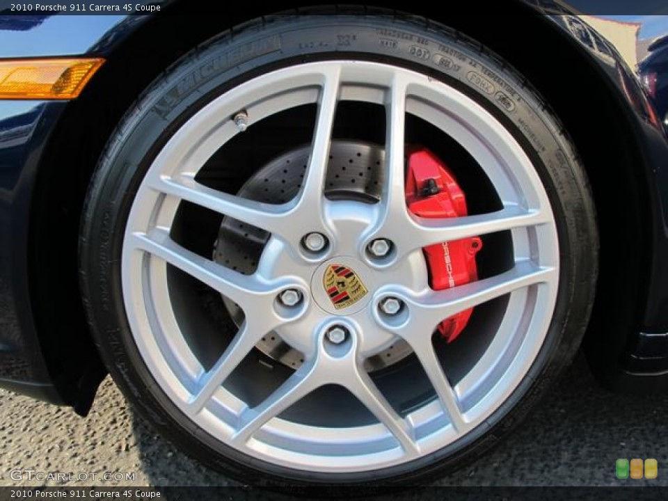 2010 Porsche 911 Carrera 4S Coupe Wheel and Tire Photo #70291590