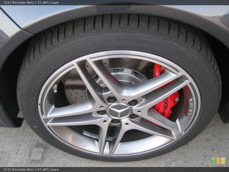 2013 Mercedes-Benz C 63 AMG Coupe Wheel and Tire Photo #70293009