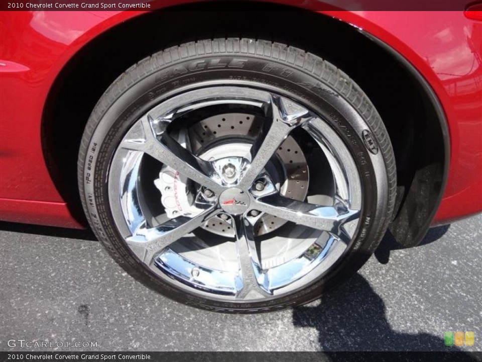 2010 Chevrolet Corvette Grand Sport Convertible Wheel and Tire Photo #70303835