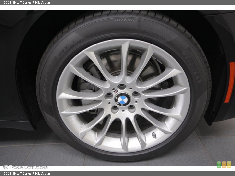 2013 BMW 7 Series 740Li Sedan Wheel and Tire Photo #70305779