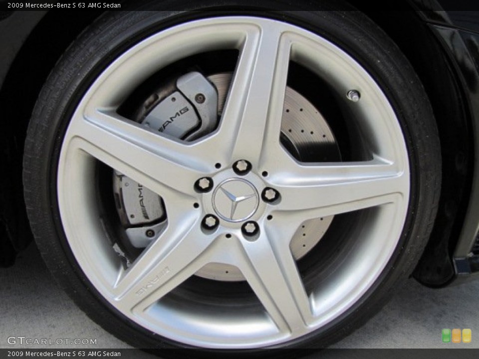 2009 Mercedes-Benz S 63 AMG Sedan Wheel and Tire Photo #70307255