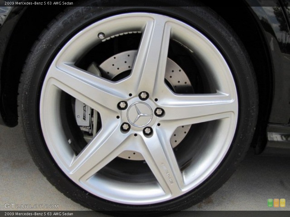 2009 Mercedes-Benz S 63 AMG Sedan Wheel and Tire Photo #70307264