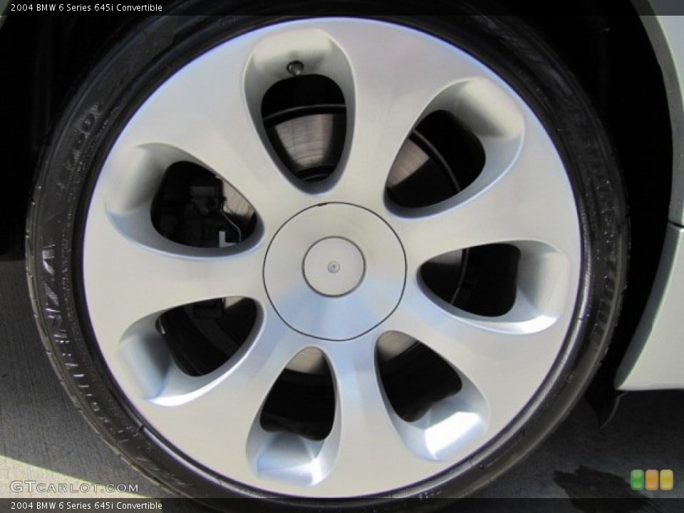 2004 BMW 6 Series 645i Convertible Wheel and Tire Photo #70308615