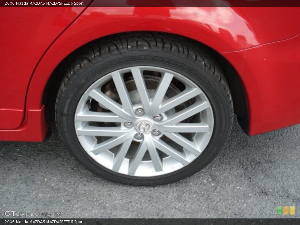 2006 Mazda MAZDA6 MAZDASPEED6 Sport Wheel and Tire Photo #70312938