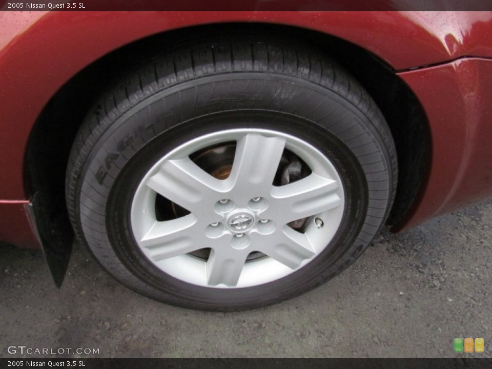 2005 Nissan Quest 3.5 SL Wheel and Tire Photo #70314924