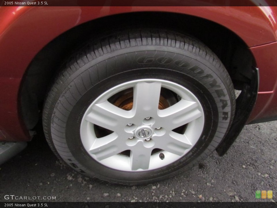 2005 Nissan Quest 3.5 SL Wheel and Tire Photo #70314987