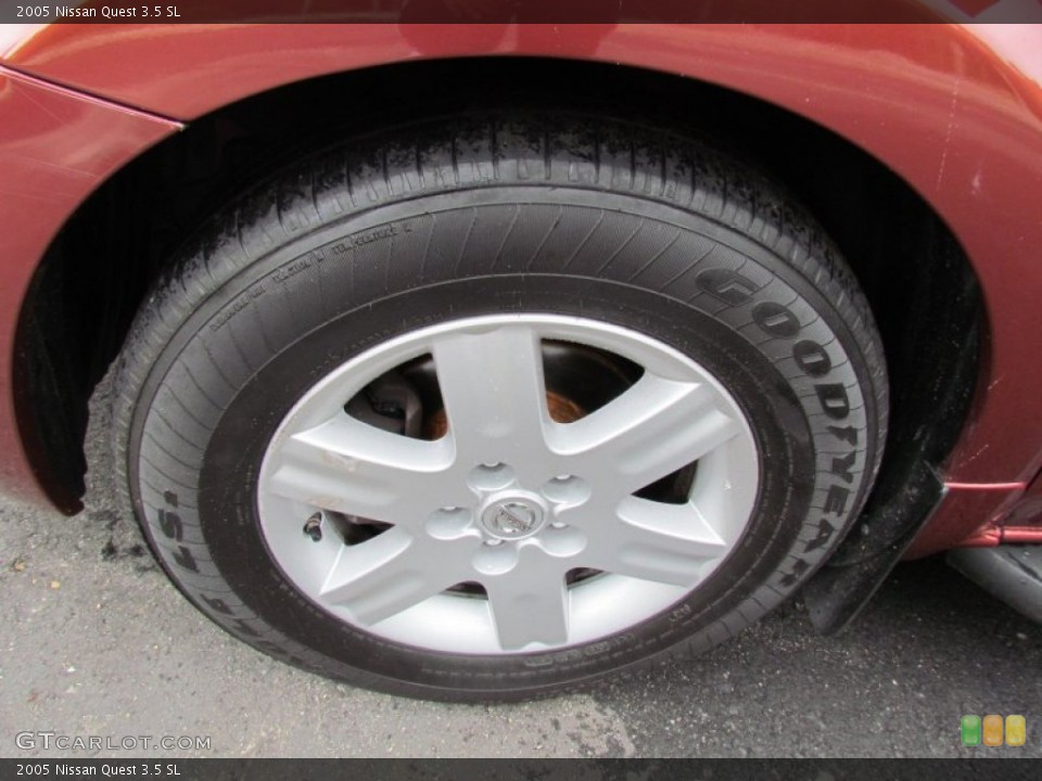 2005 Nissan Quest 3.5 SL Wheel and Tire Photo #70315005