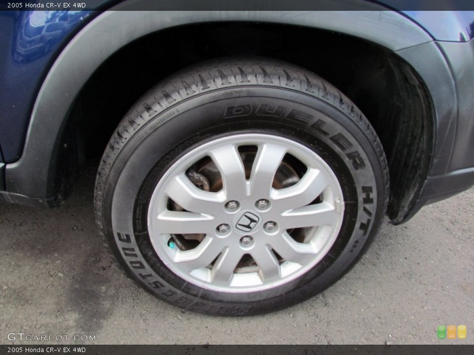 2005 Honda CR-V EX 4WD Wheel and Tire Photo #70315512