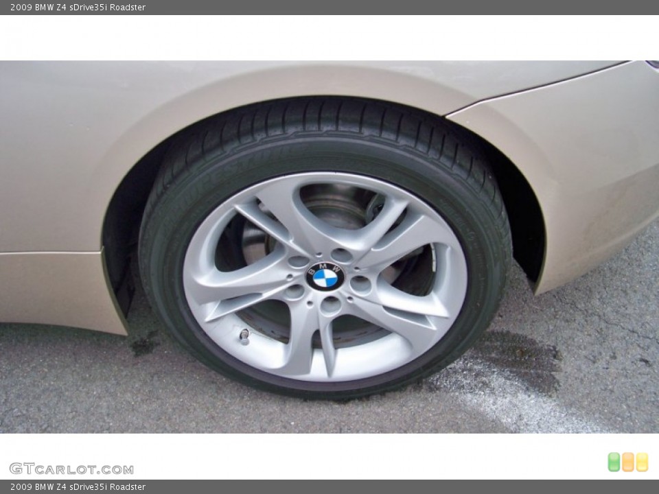 2009 BMW Z4 sDrive35i Roadster Wheel and Tire Photo #70319190