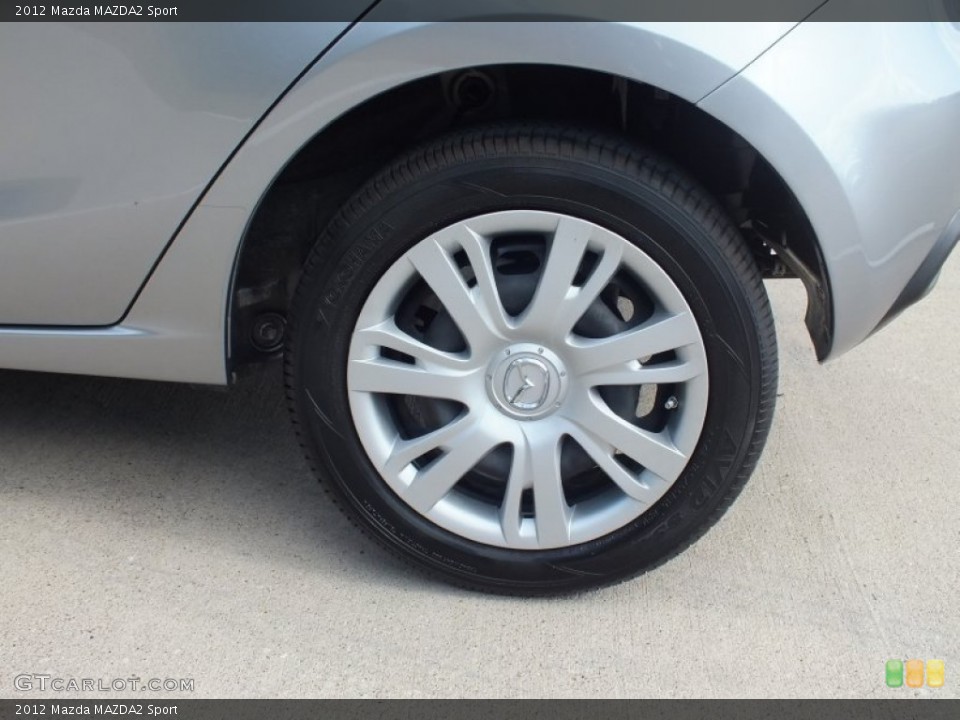 2012 Mazda MAZDA2 Sport Wheel and Tire Photo #70320300