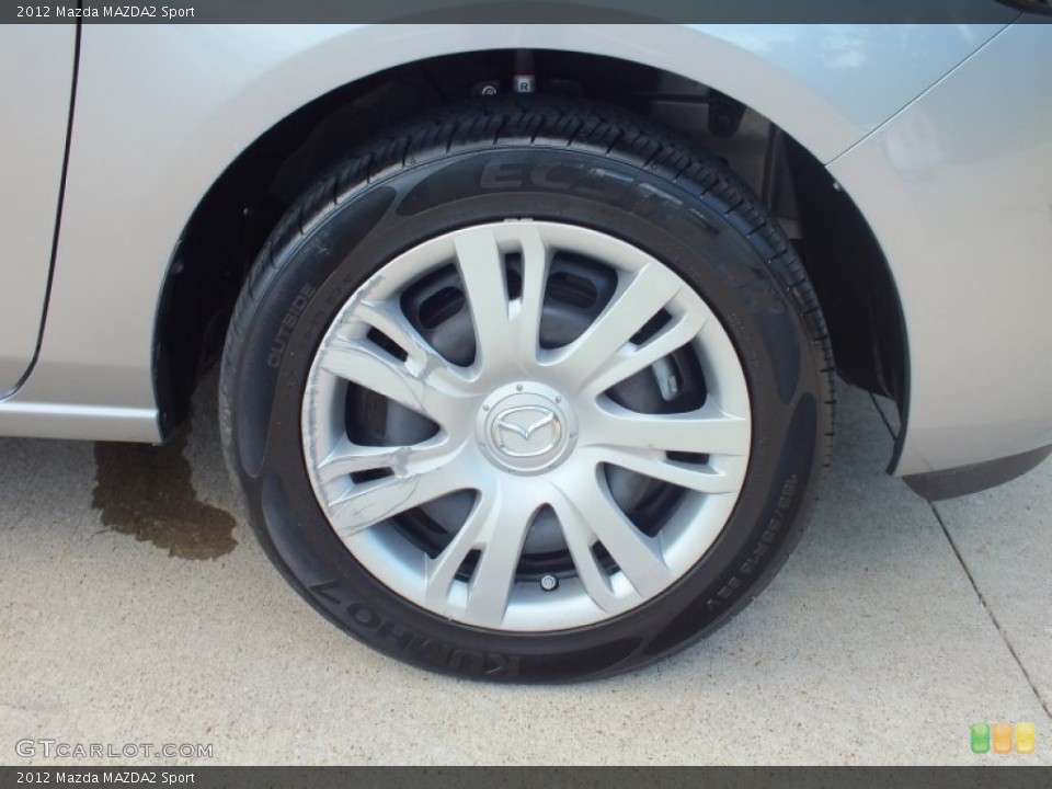 2012 Mazda MAZDA2 Sport Wheel and Tire Photo #70320315