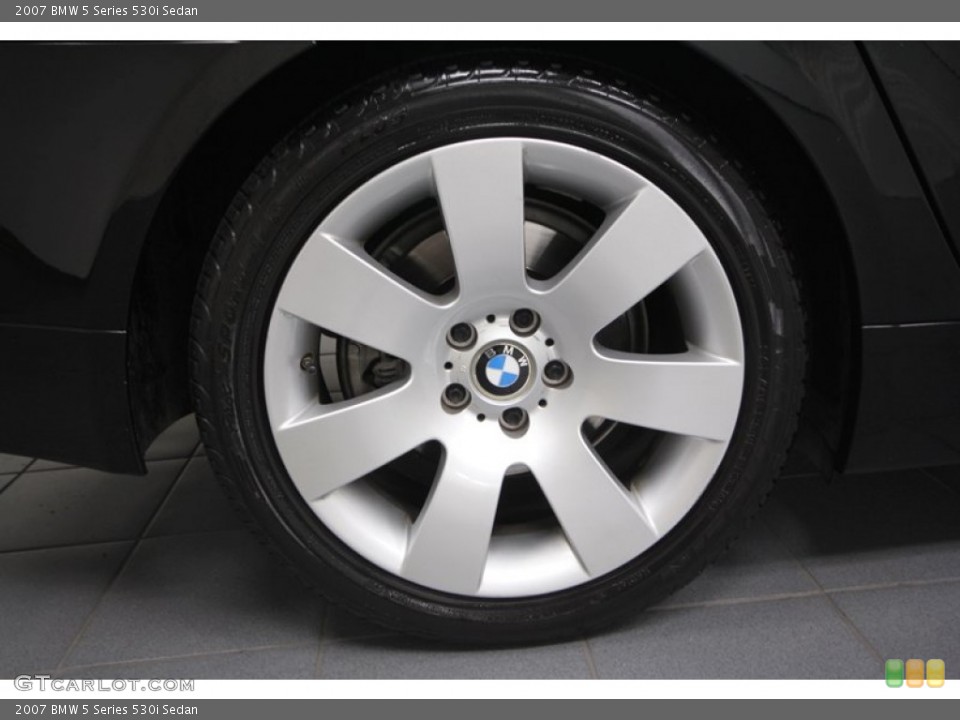 2007 BMW 5 Series 530i Sedan Wheel and Tire Photo #70322901