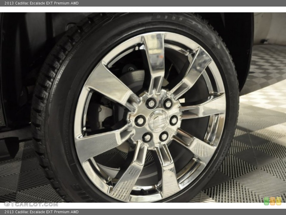 2013 Cadillac Escalade EXT Premium AWD Wheel and Tire Photo #70330350