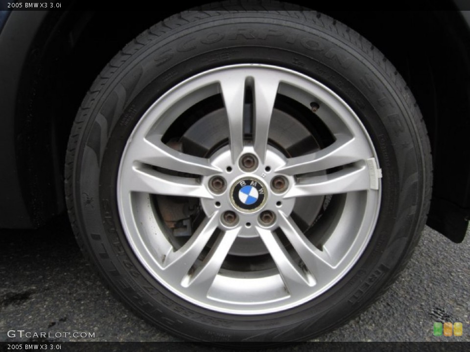 2005 BMW X3 3.0i Wheel and Tire Photo #70332858
