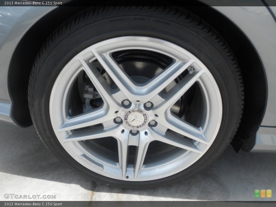 2013 Mercedes-Benz C 250 Sport Wheel and Tire Photo #70335285