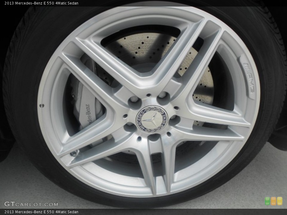 2013 Mercedes-Benz E 550 4Matic Sedan Wheel and Tire Photo #70335986