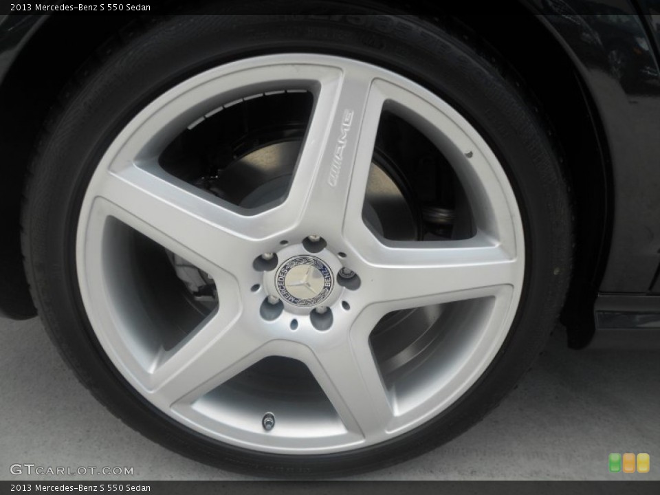 2013 Mercedes-Benz S 550 Sedan Wheel and Tire Photo #70336383