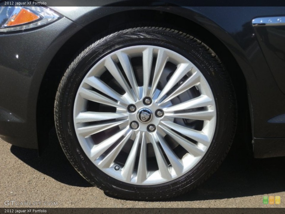 2012 Jaguar XF Portfolio Wheel and Tire Photo #70342653