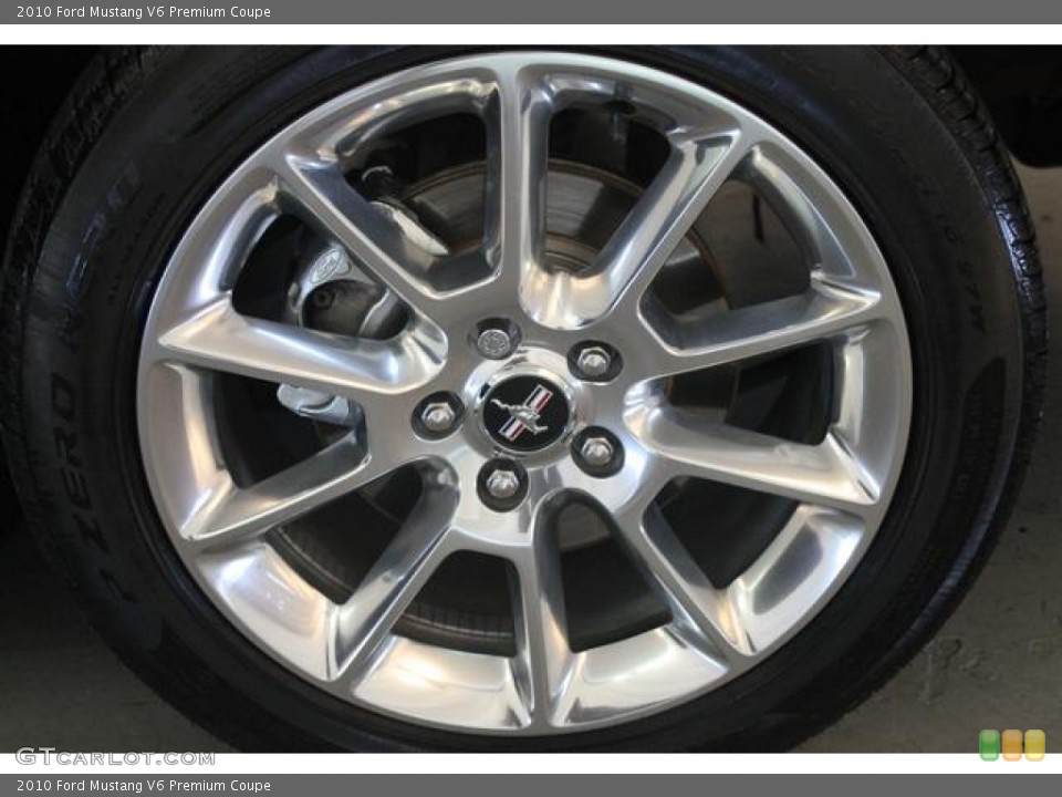2010 Ford Mustang V6 Premium Coupe Wheel and Tire Photo #70342722