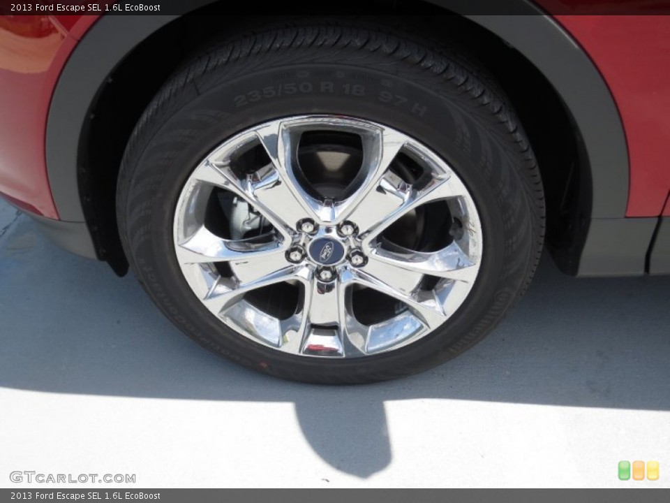 2013 Ford Escape SEL 1.6L EcoBoost Wheel and Tire Photo #70343175