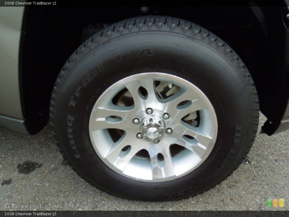 2008 Chevrolet TrailBlazer LS Wheel and Tire Photo #70345392