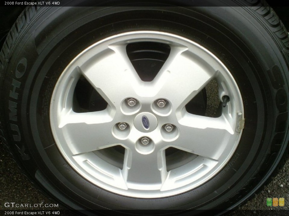 2008 Ford Escape XLT V6 4WD Wheel and Tire Photo #70350507