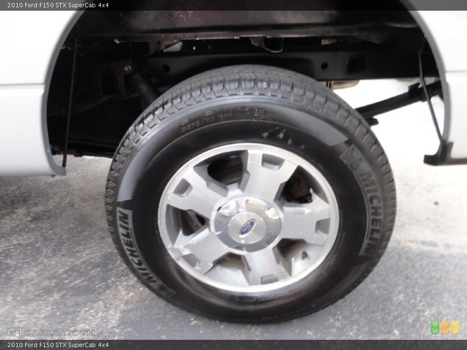 2010 Ford F150 STX SuperCab 4x4 Wheel and Tire Photo #70354689