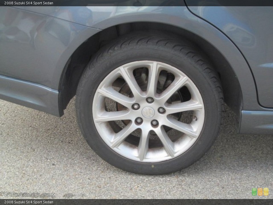 2008 Suzuki SX4 Sport Sedan Wheel and Tire Photo #70360212