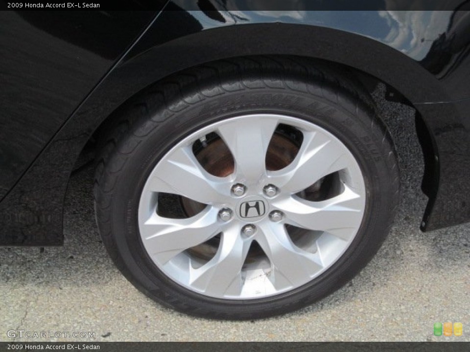 2009 Honda Accord EX-L Sedan Wheel and Tire Photo #70361061