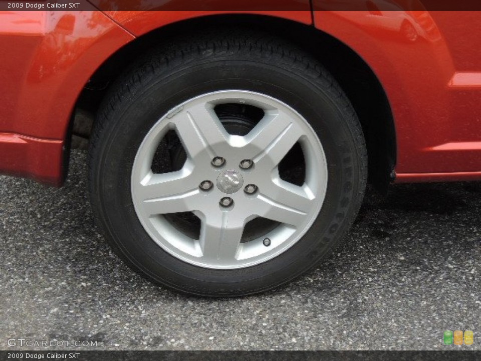 2009 Dodge Caliber SXT Wheel and Tire Photo #70361343