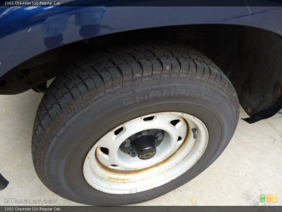 2002 Chevrolet S10 Regular Cab Wheel and Tire Photo #70362348