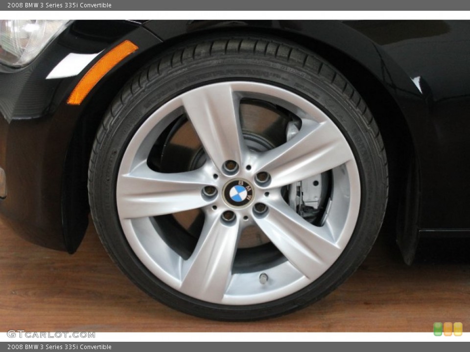 2008 BMW 3 Series 335i Convertible Wheel and Tire Photo #70363419