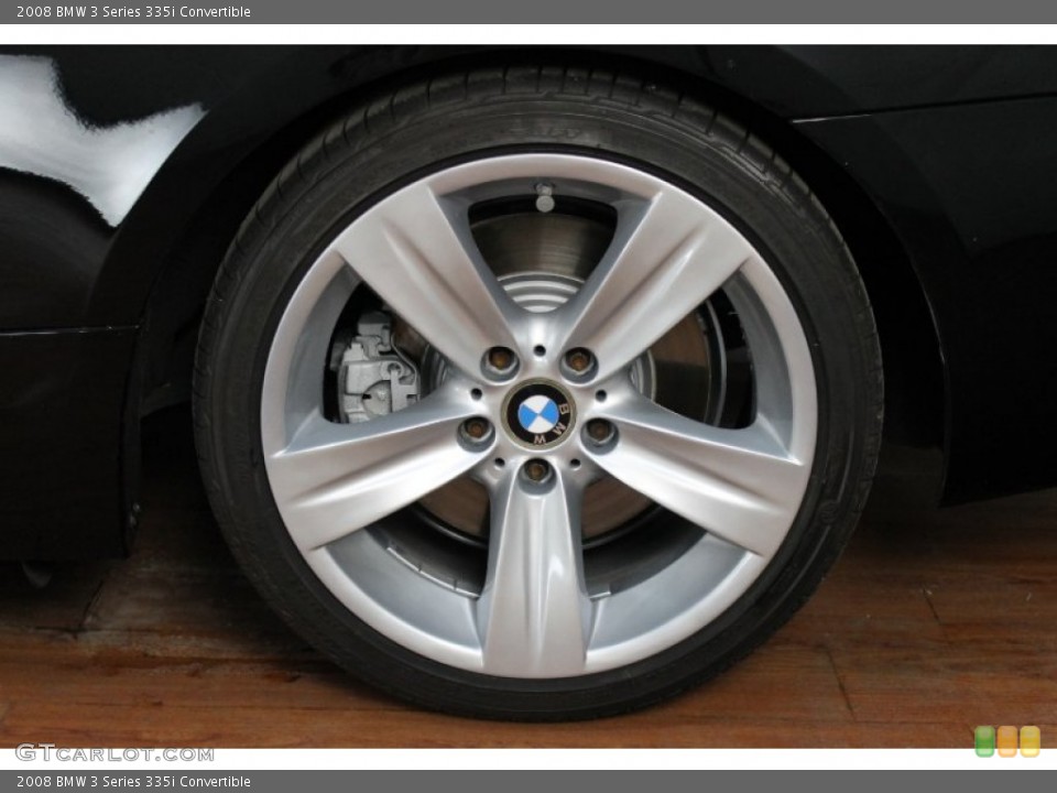 2008 BMW 3 Series 335i Convertible Wheel and Tire Photo #70363428