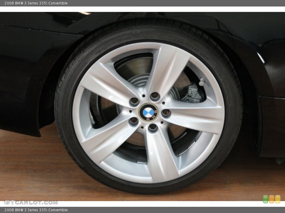 2008 BMW 3 Series 335i Convertible Wheel and Tire Photo #70363437