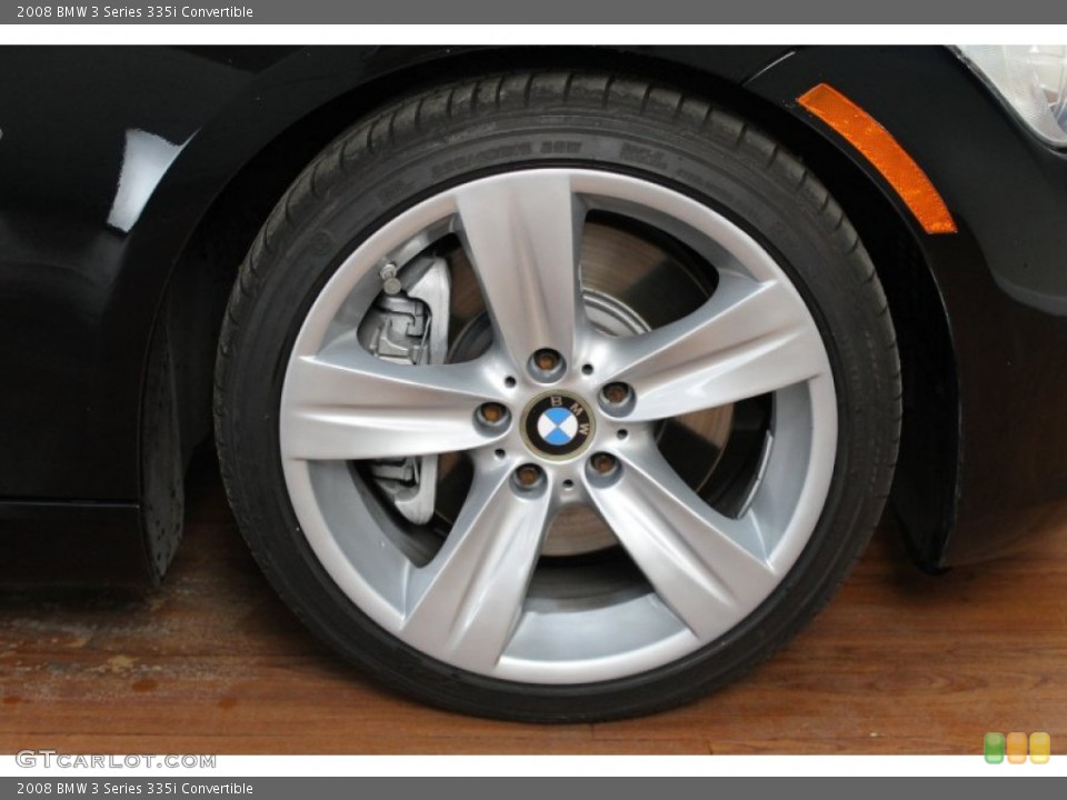 2008 BMW 3 Series 335i Convertible Wheel and Tire Photo #70363446