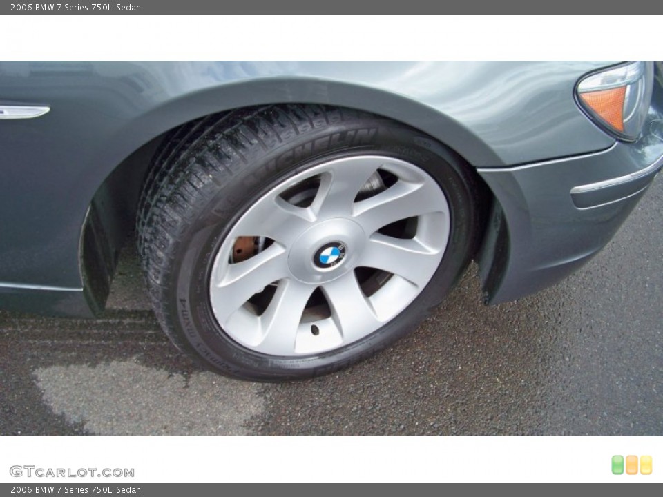 2006 BMW 7 Series 750Li Sedan Wheel and Tire Photo #70369002