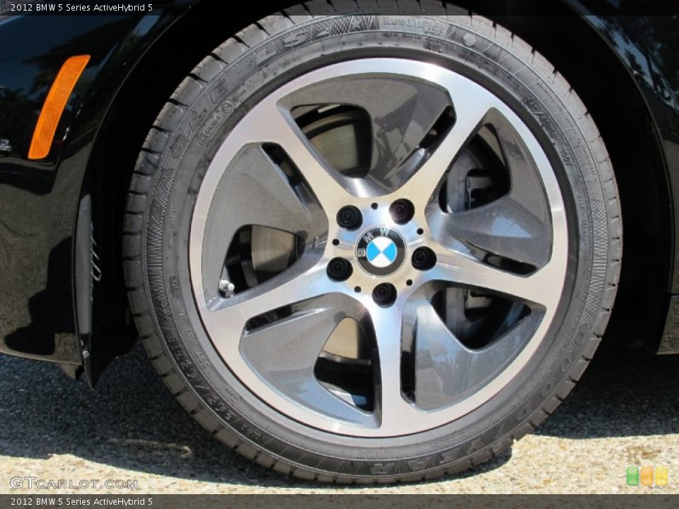 2012 BMW 5 Series ActiveHybrid 5 Wheel and Tire Photo #70369530
