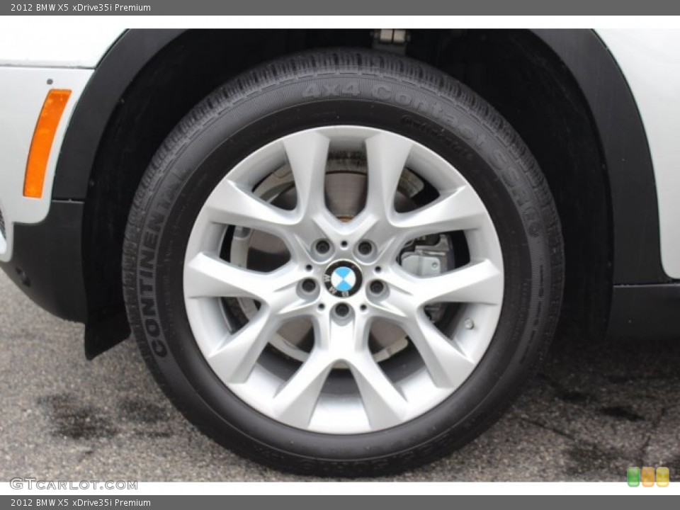 2012 BMW X5 xDrive35i Premium Wheel and Tire Photo #70372018
