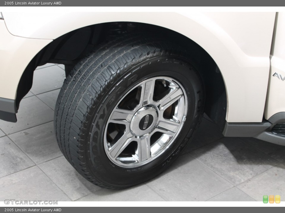 2005 Lincoln Aviator Luxury AWD Wheel and Tire Photo #70381659