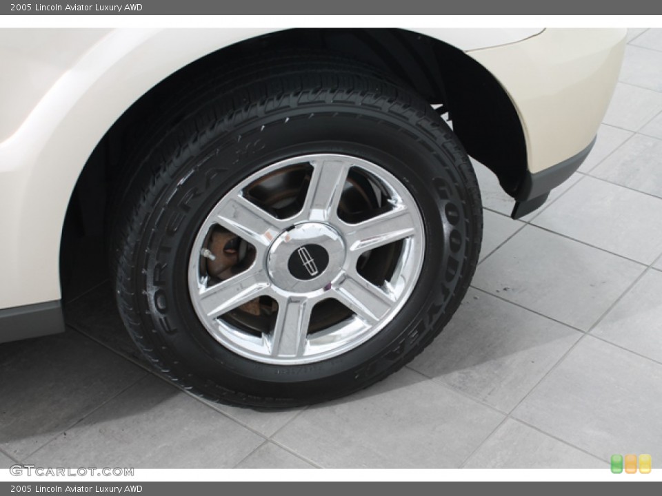 2005 Lincoln Aviator Luxury AWD Wheel and Tire Photo #70381668