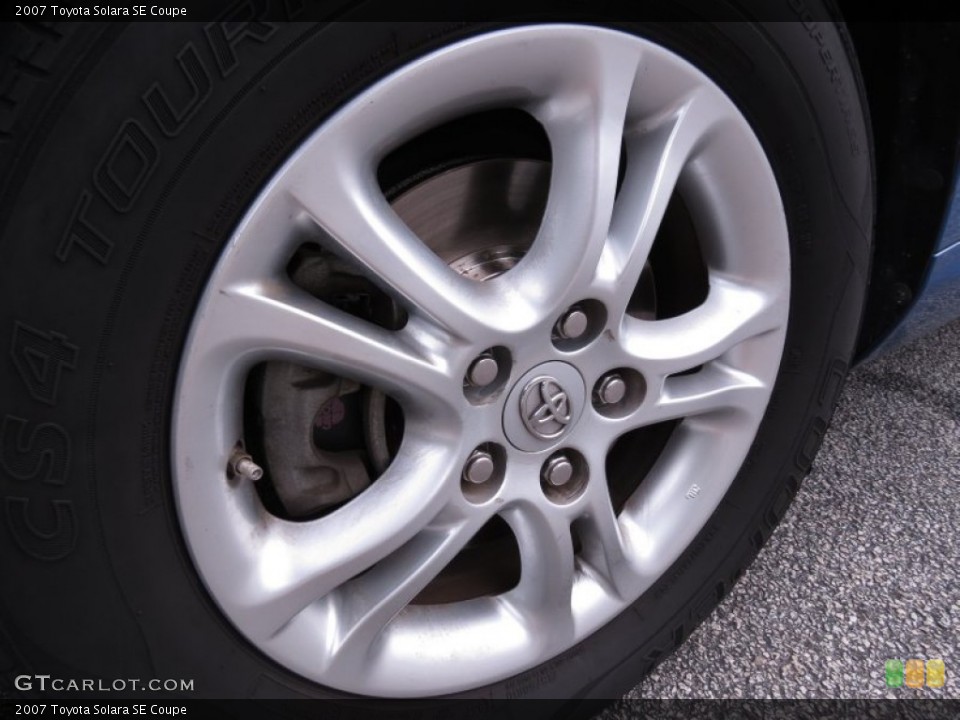 2007 Toyota Solara SE Coupe Wheel and Tire Photo #70386666