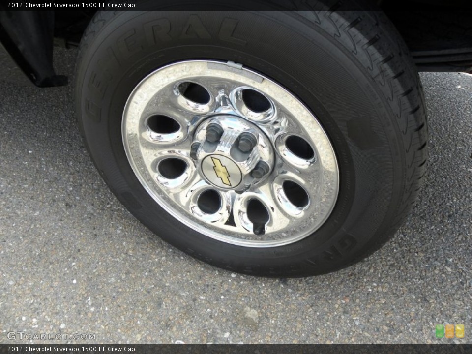 2012 Chevrolet Silverado 1500 LT Crew Cab Wheel and Tire Photo #70388994